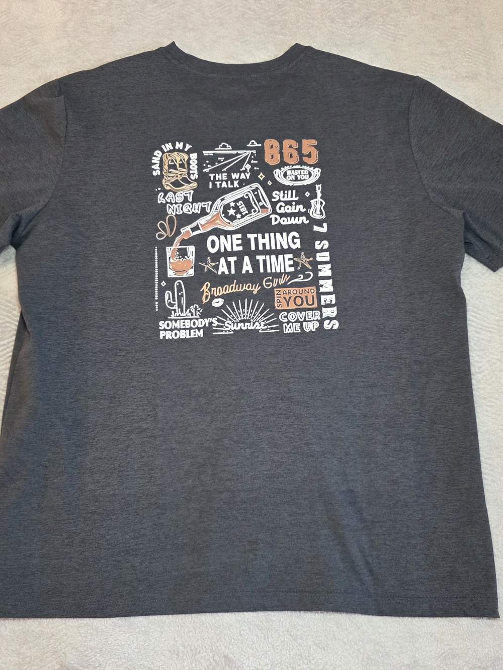 Morgan Wallen One Thing At A Time 865 T-Shirt 1XL - Picture 2 of 9